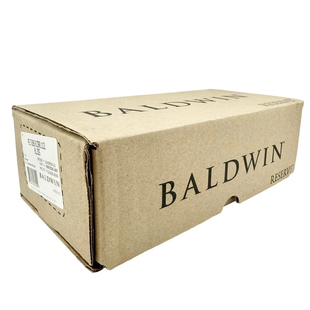 Baldwin Reserve Tube Passage Door Lever Set Venetian Bronze 9BR3520-187 Open Box